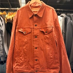 Levi's Men's Brick Red Denim Jacket